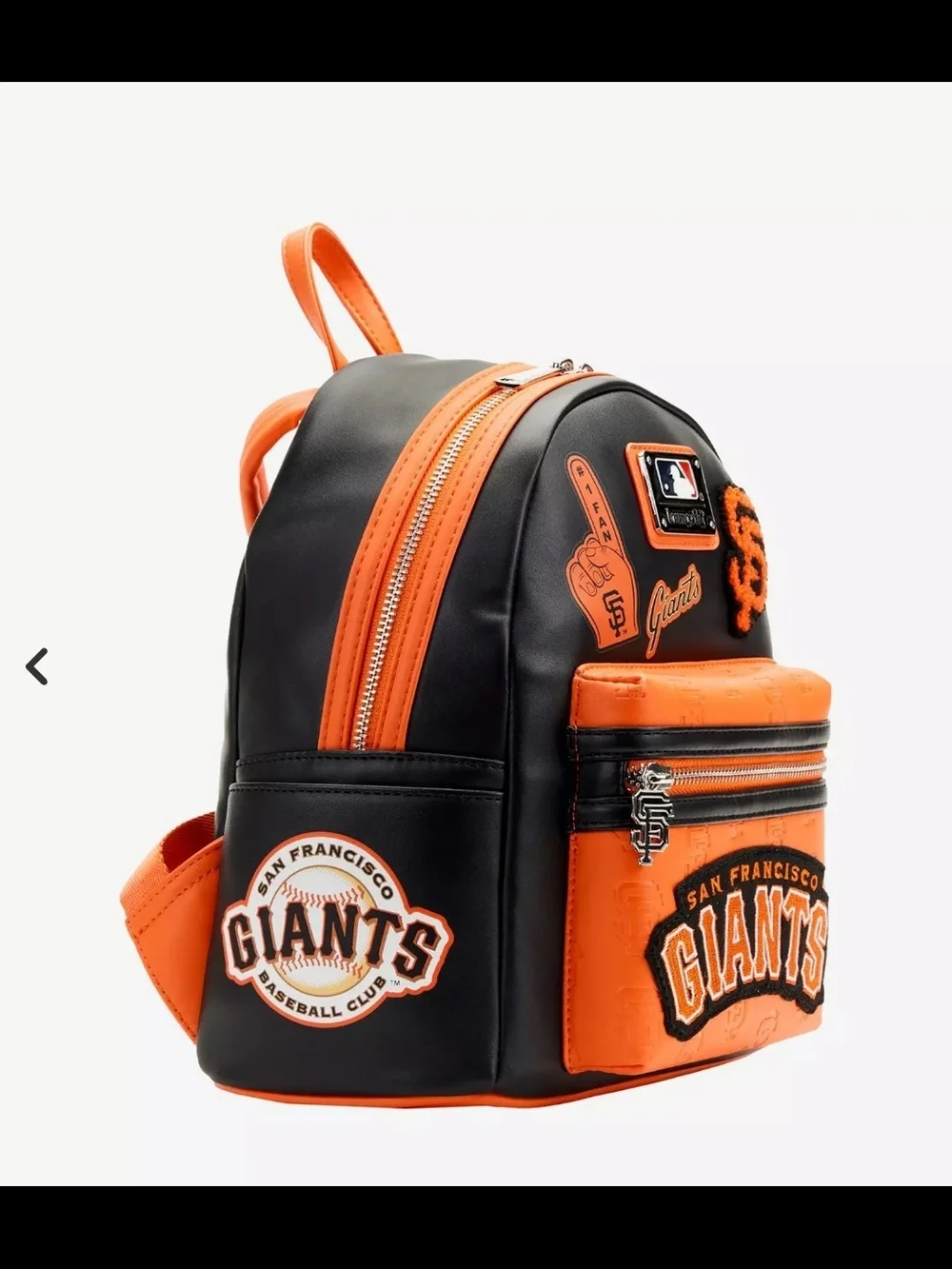 Loungefly San Francisco Giants Orange & Black Mini Backpack